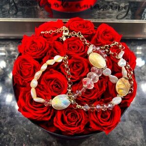 Chico's Beaded Single Strand Necklace GUC